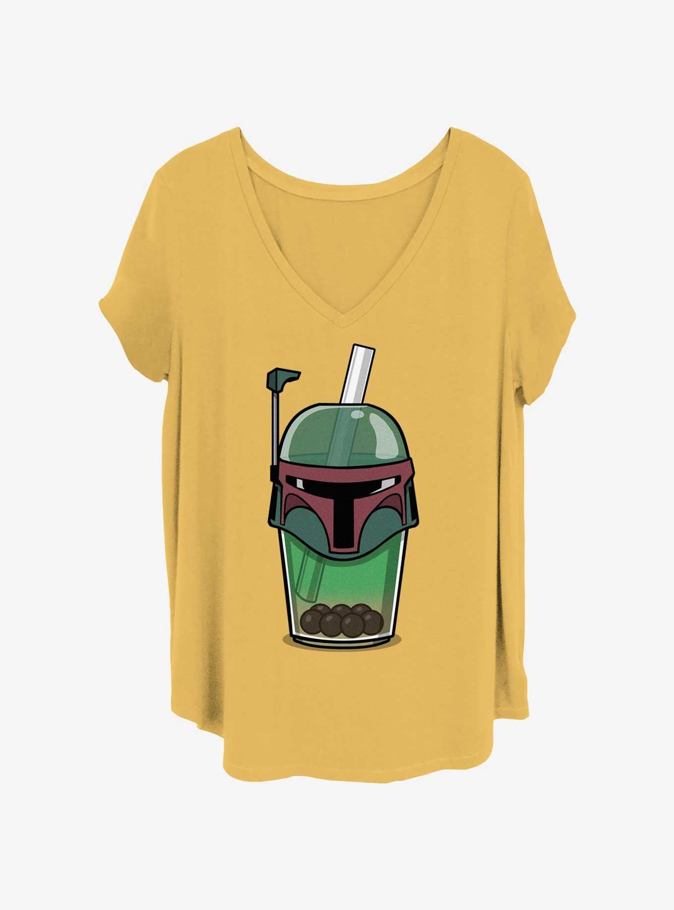 Star Wars Yummy Boba Tea Girls T-Shirt Plus Size, OCHRE, hi-res