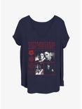 Supernatural Join The Huntt Girls T-Shirt Plus Size, NAVY, hi-res