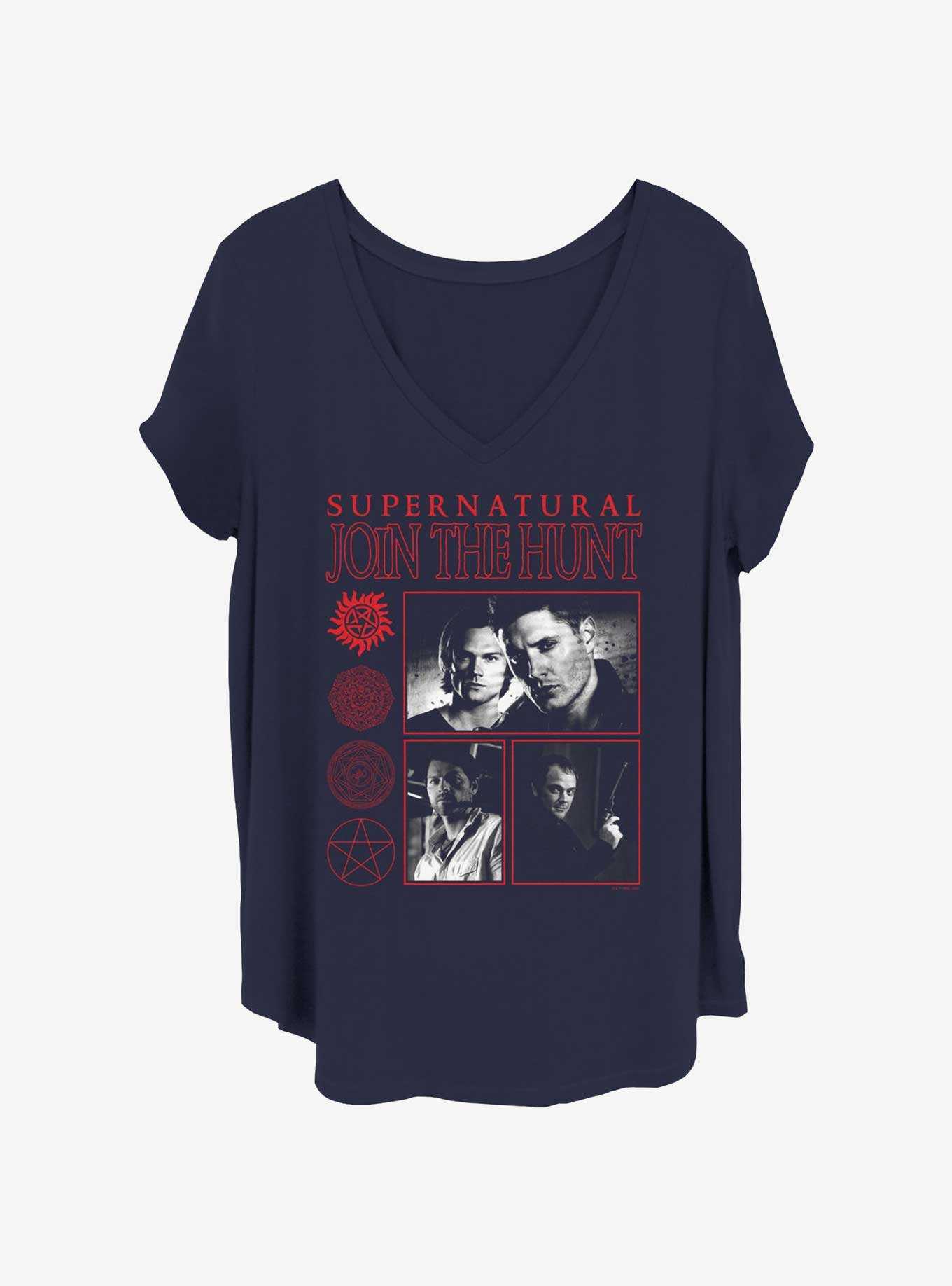Supernatural Join The Huntt Girls T-Shirt Plus Size, , hi-res