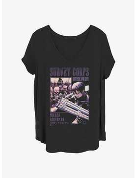 Attack on Titan Mikasa Story Panel Girls T-Shirt Plus Size, , hi-res