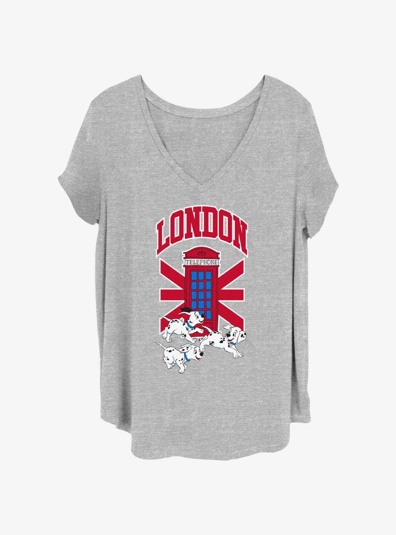 Disney 101 Dalmatians London Booth Girls T-Shirt Plus Size