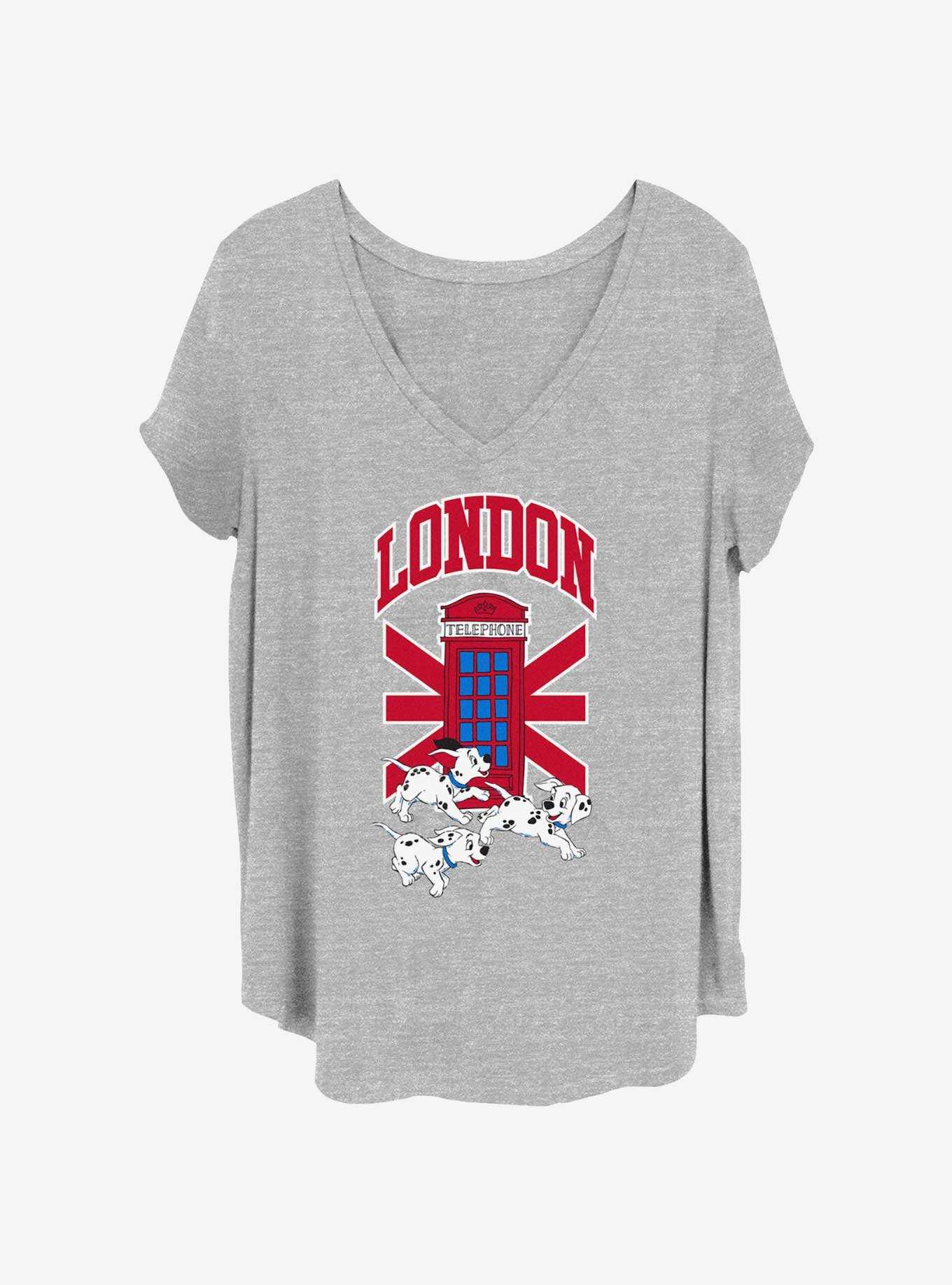 Disney 101 Dalmatians London Booth Girls T-Shirt Plus Size, , hi-res