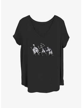 Disney The Haunted Mansion Hitchhiking Ghouls Girls T-Shirt Plus Size, , hi-res