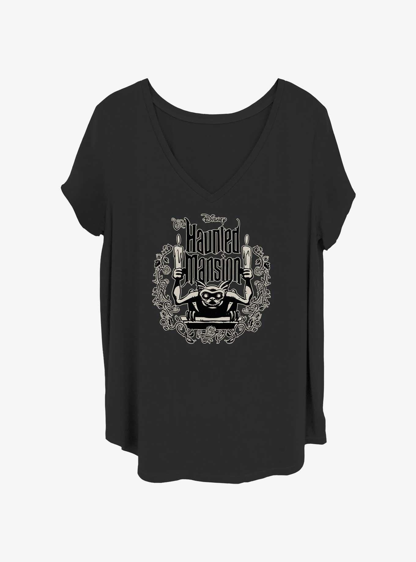 Disney The Haunted Mansion Gargoyle Girls T-Shirt Plus Size, BLACK, hi-res