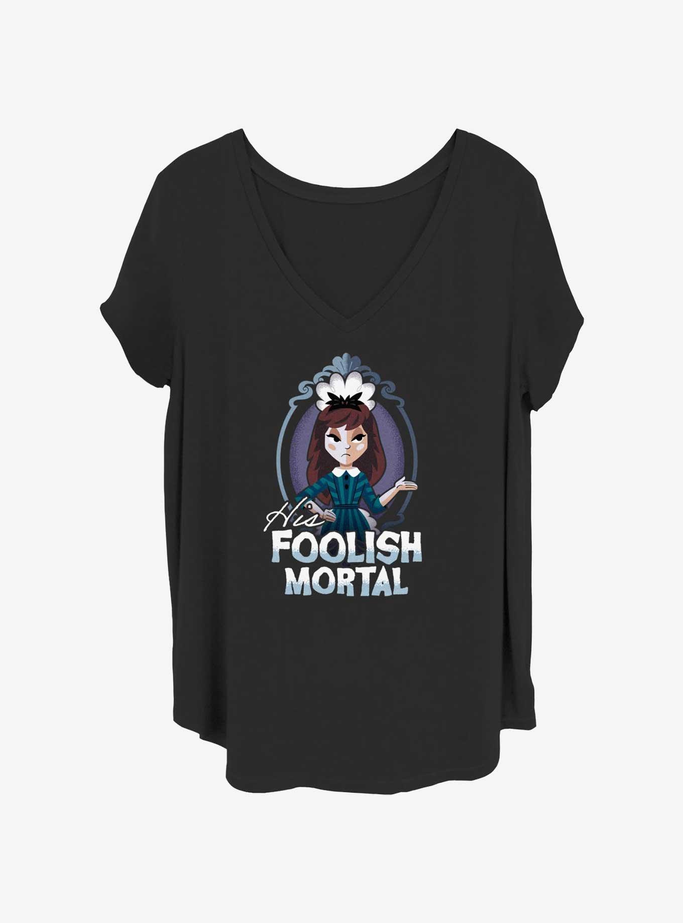 Disney The Haunted Mansion His Foolish Mortal Girls T-Shirt Plus Size, , hi-res