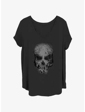 Disney The Haunted Mansion Skull Graveyard Ghosts Girls T-Shirt Plus Size, , hi-res