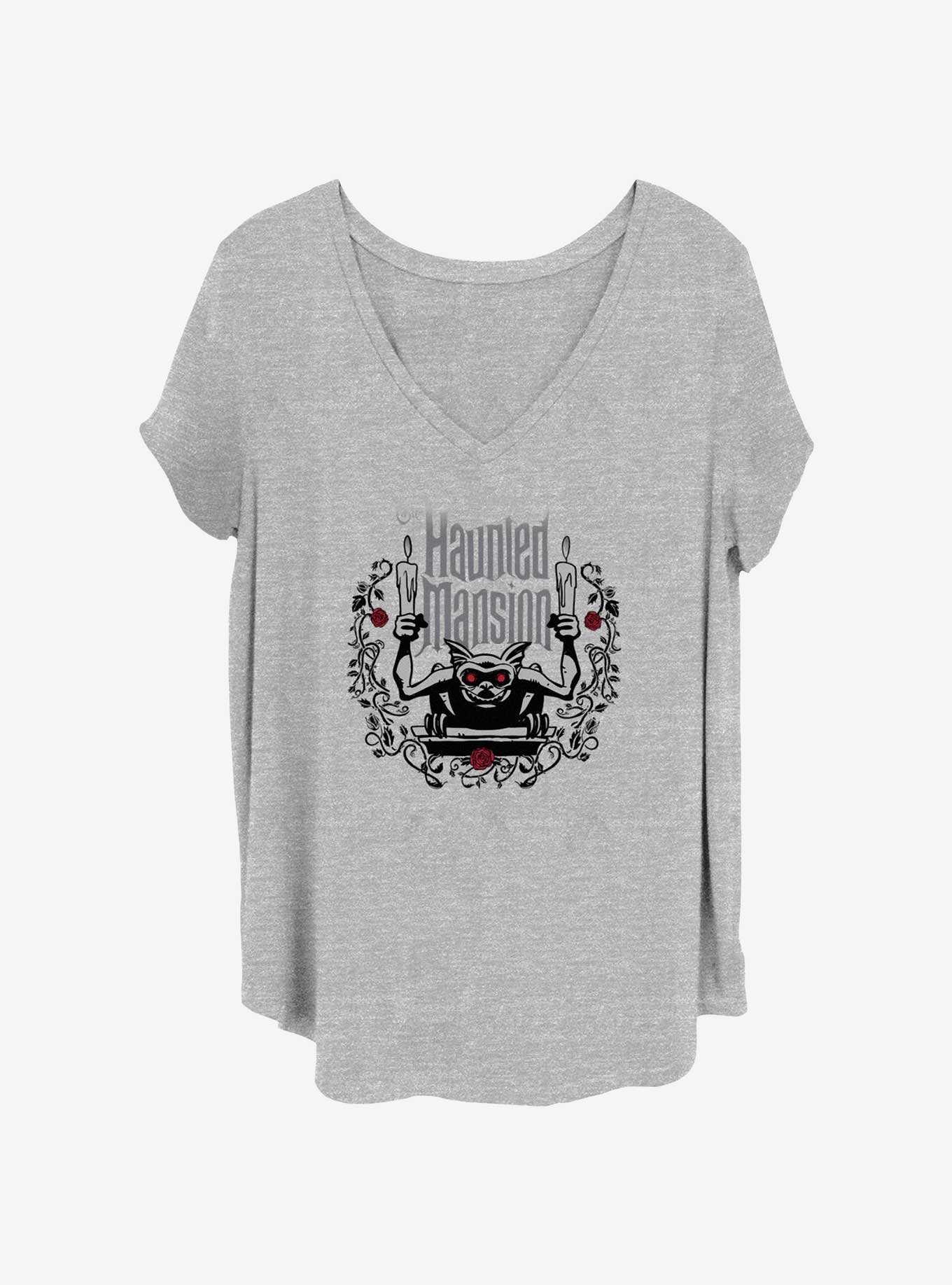 Disney The Haunted Mansion Gargoyle With Candles Girls T-Shirt Plus Size, , hi-res