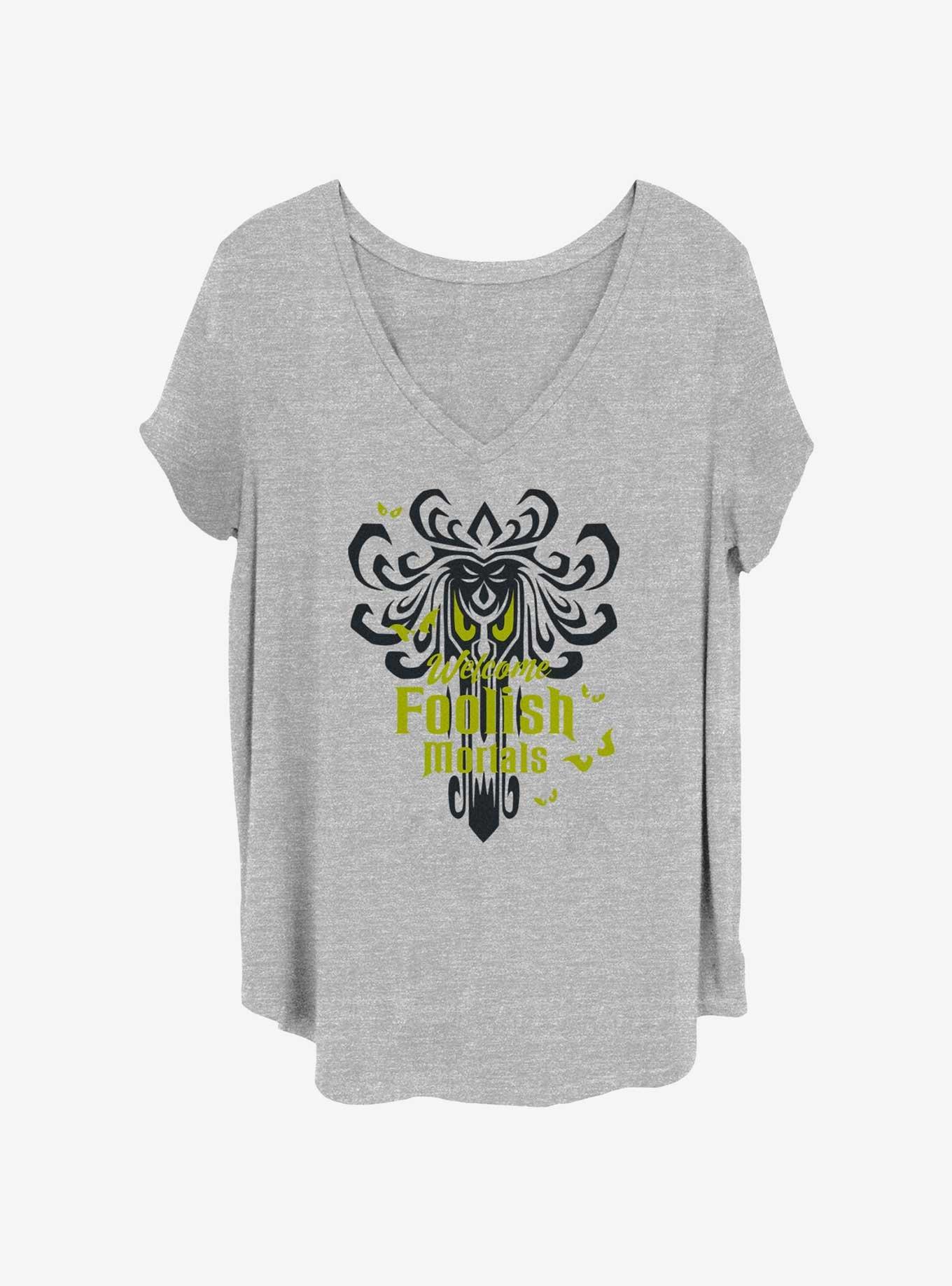Disney The Haunted Mansion Eyes Foolish Mortals Girls T-Shirt Plus Size, , hi-res