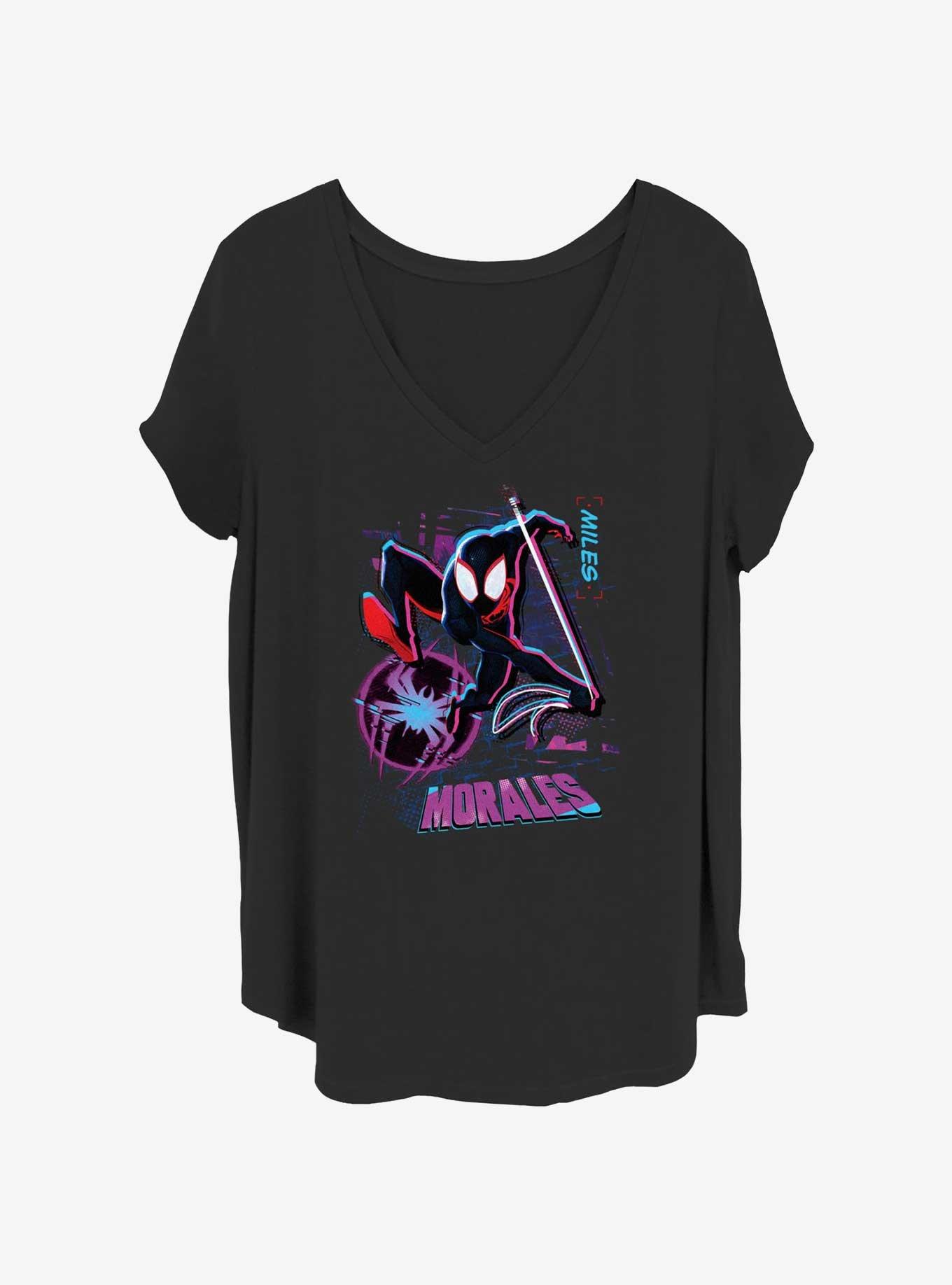 Marvel Spider-Man Across The Spider-Verse Street Swing Girls T-Shirt Plus Size, , hi-res