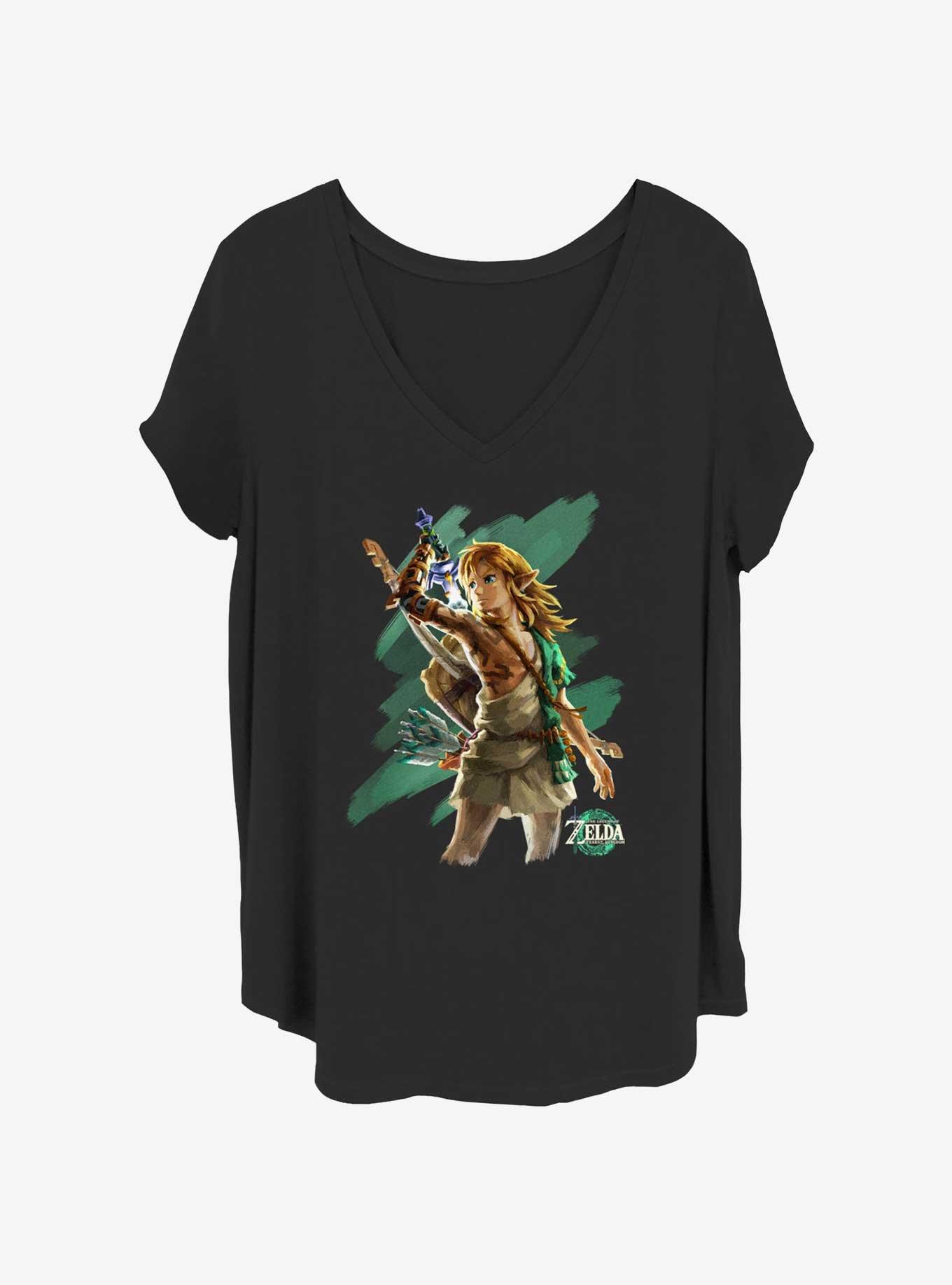 Nintendo Hero Link Girls T-Shirt Plus Size, , hi-res