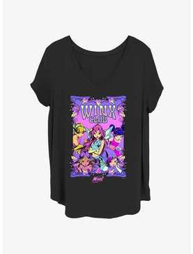 Winx Club Neon Groovy Winx Girls T-Shirt Plus Size, , hi-res