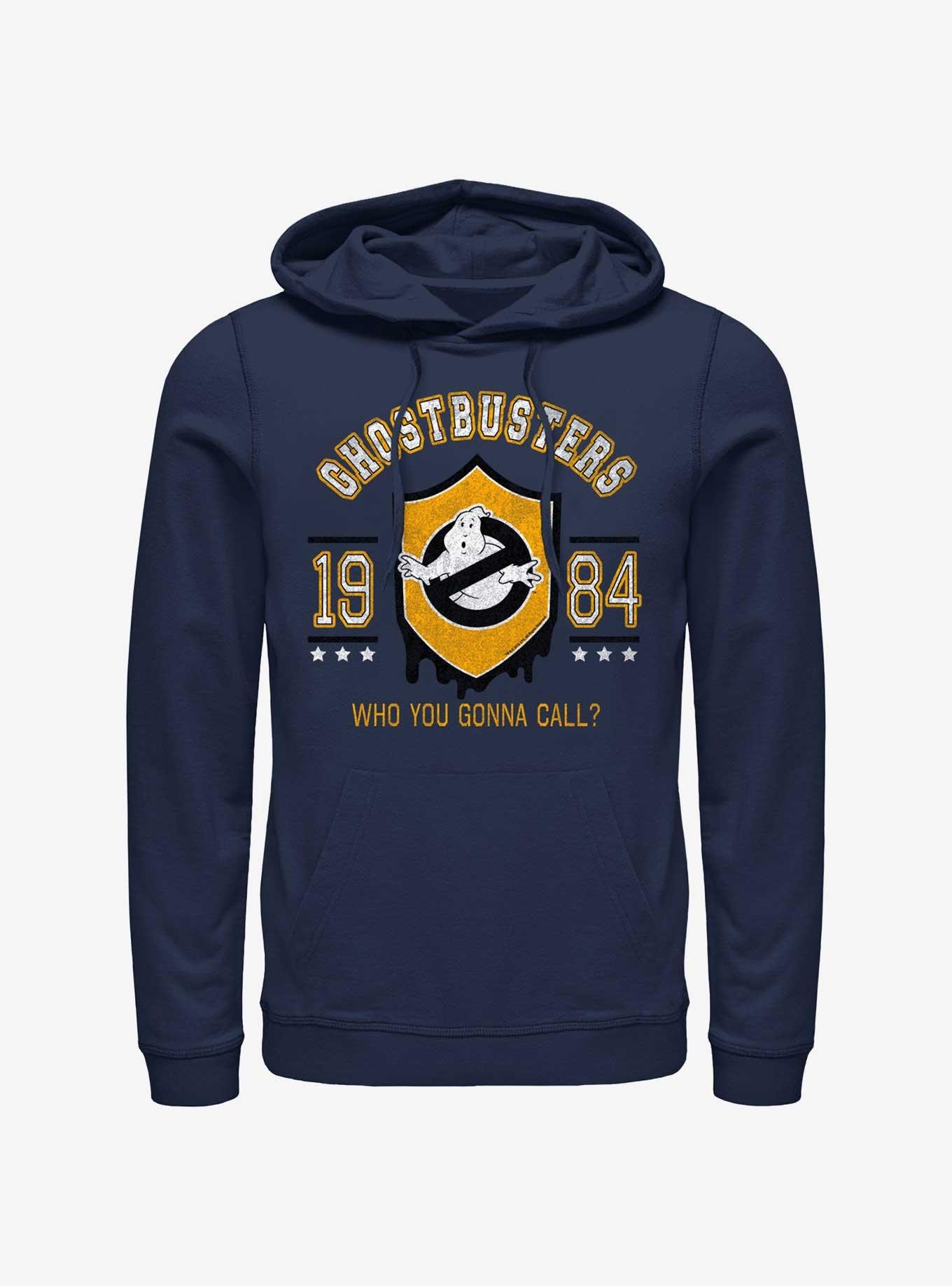 Ghostbusters Shield Collegiate Hoodie, NAVY, hi-res