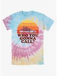 Ghostbusters 70's Retro Sunset Tie-Dye T-Shirt, BLUPNKLY, hi-res