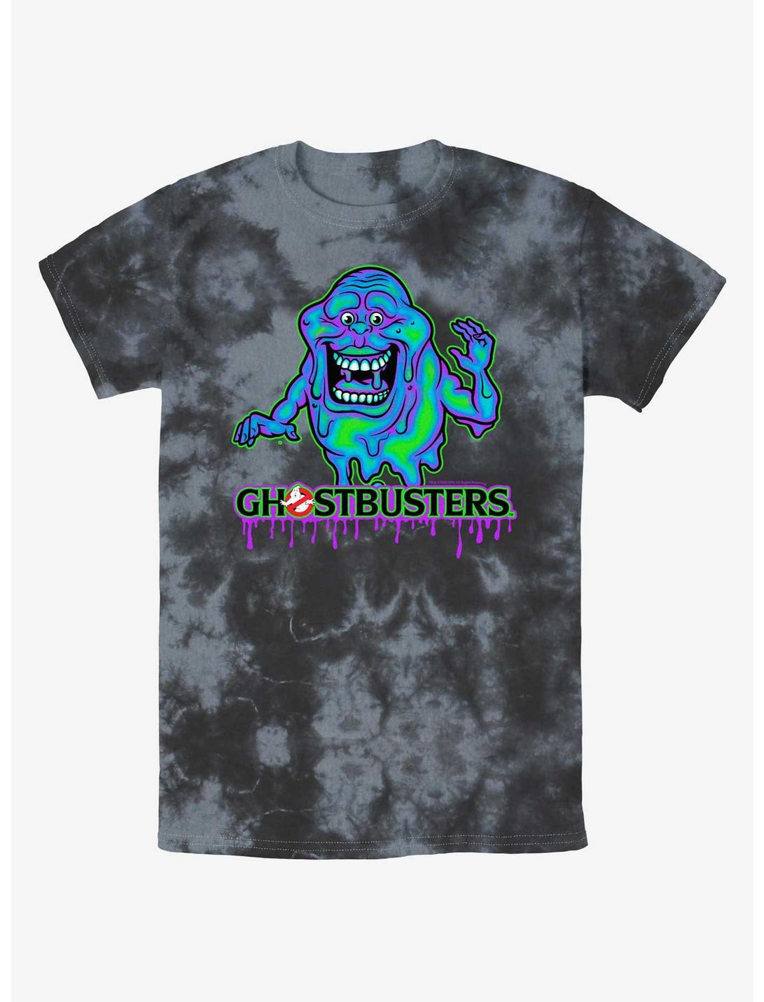 Ghostbusters Ghost Slimer Tie-Dye T-Shirt, BLKCHAR, hi-res