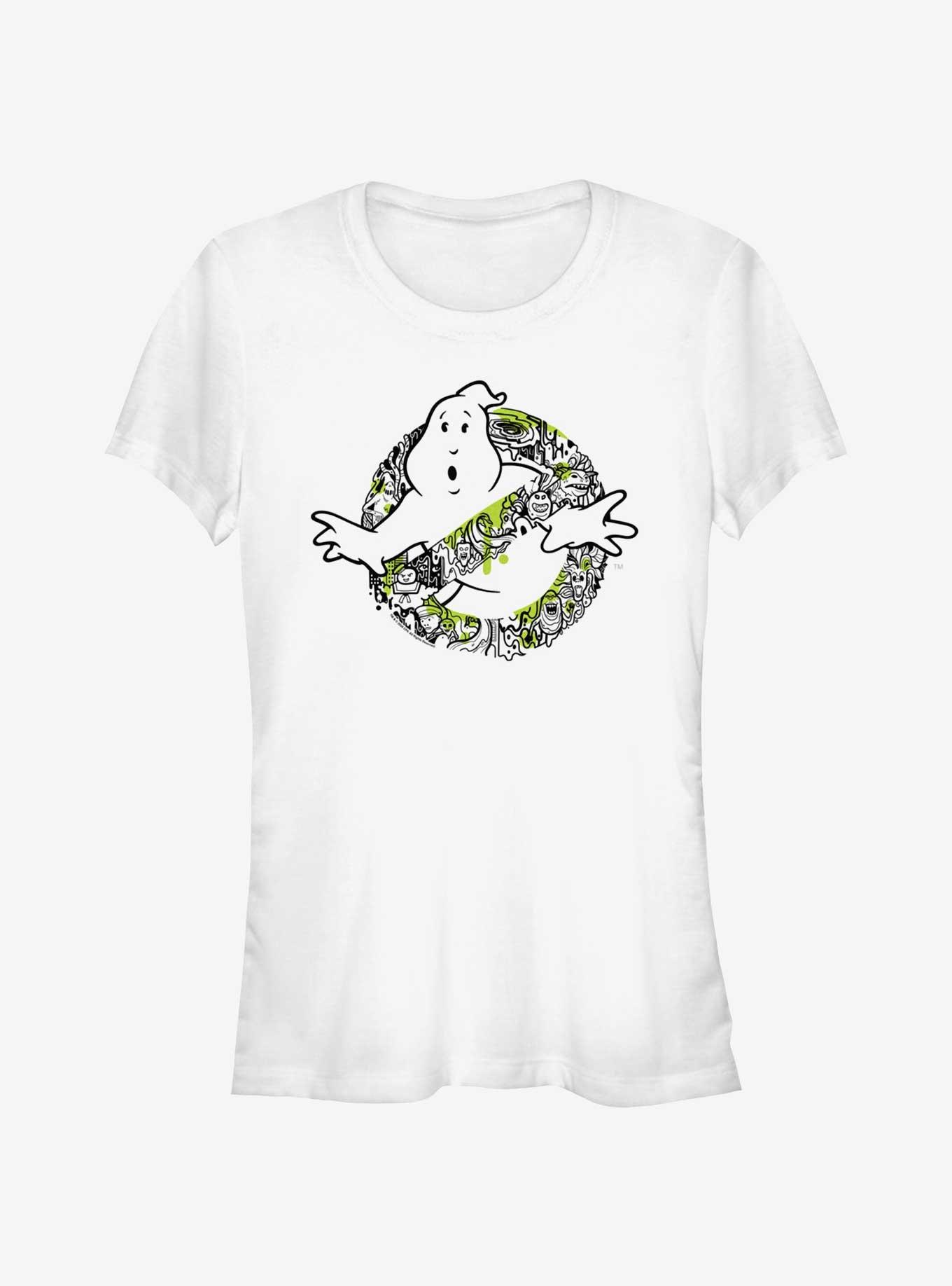 Ghostbusters: Frozen Empire Busting Ghosts Girls T-Shirt, WHITE, hi-res