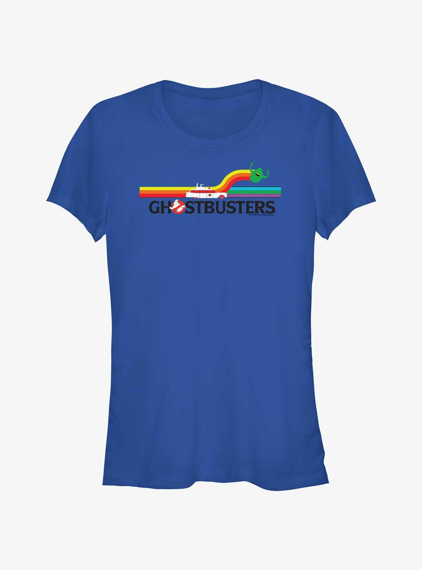 Ghostbusters: Frozen Empire Retro Road Girls T-Shirt, ROYAL, hi-res