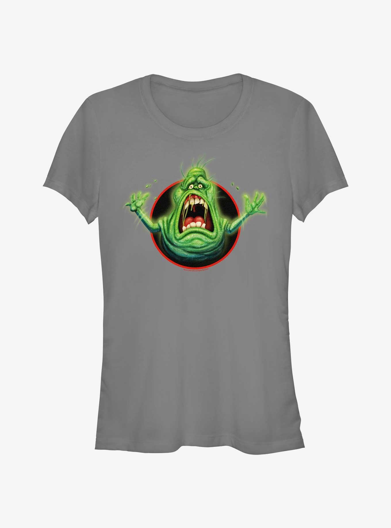 Ghostbusters: Frozen Empire Panic Slimer Girls T-Shirt, CHARCOAL, hi-res