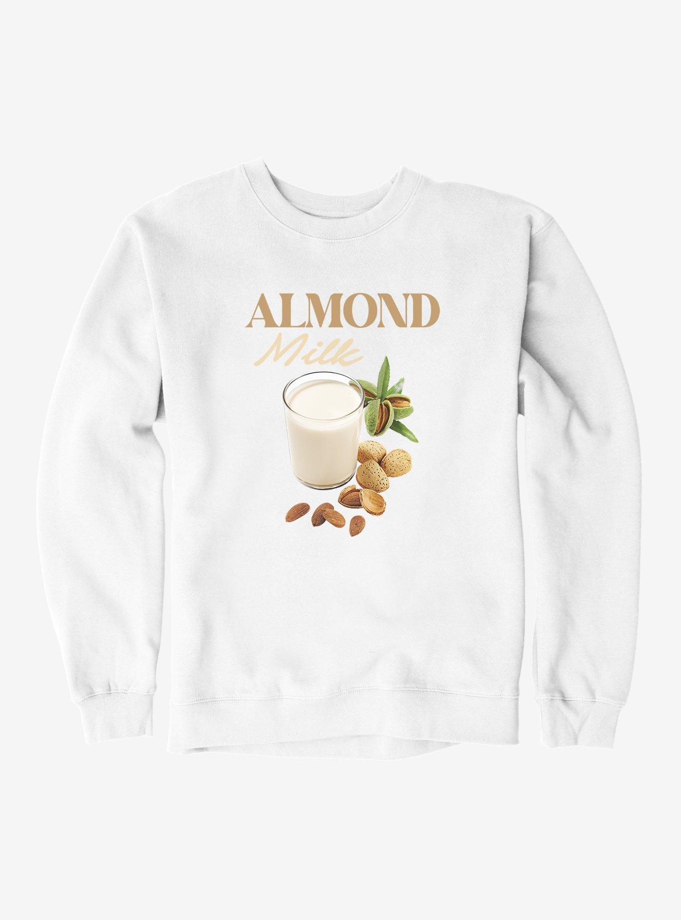 Almond Milk Sweatshirt, WHITE, hi-res