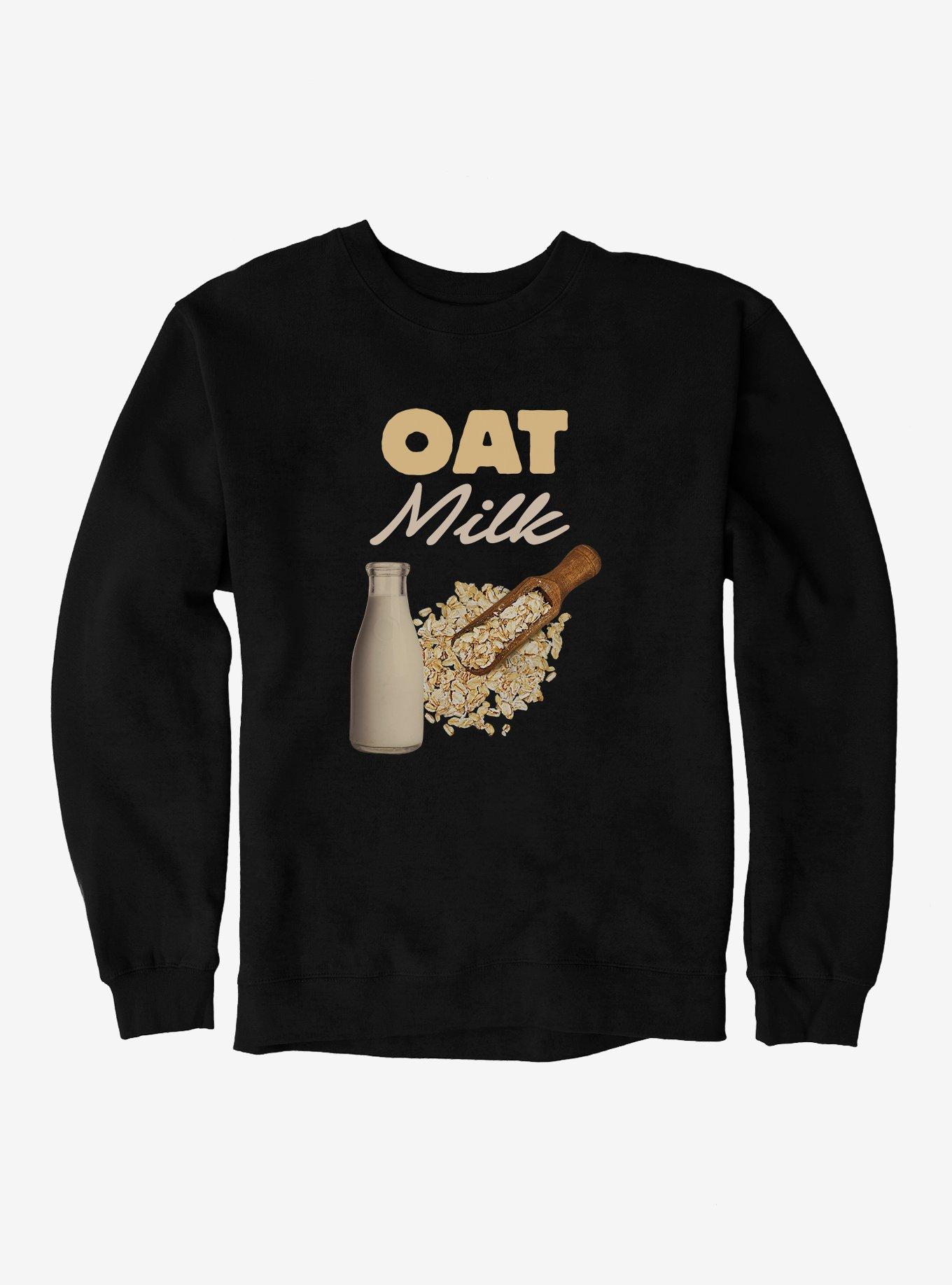 Oat Milk Sweatshirt, BLACK, hi-res