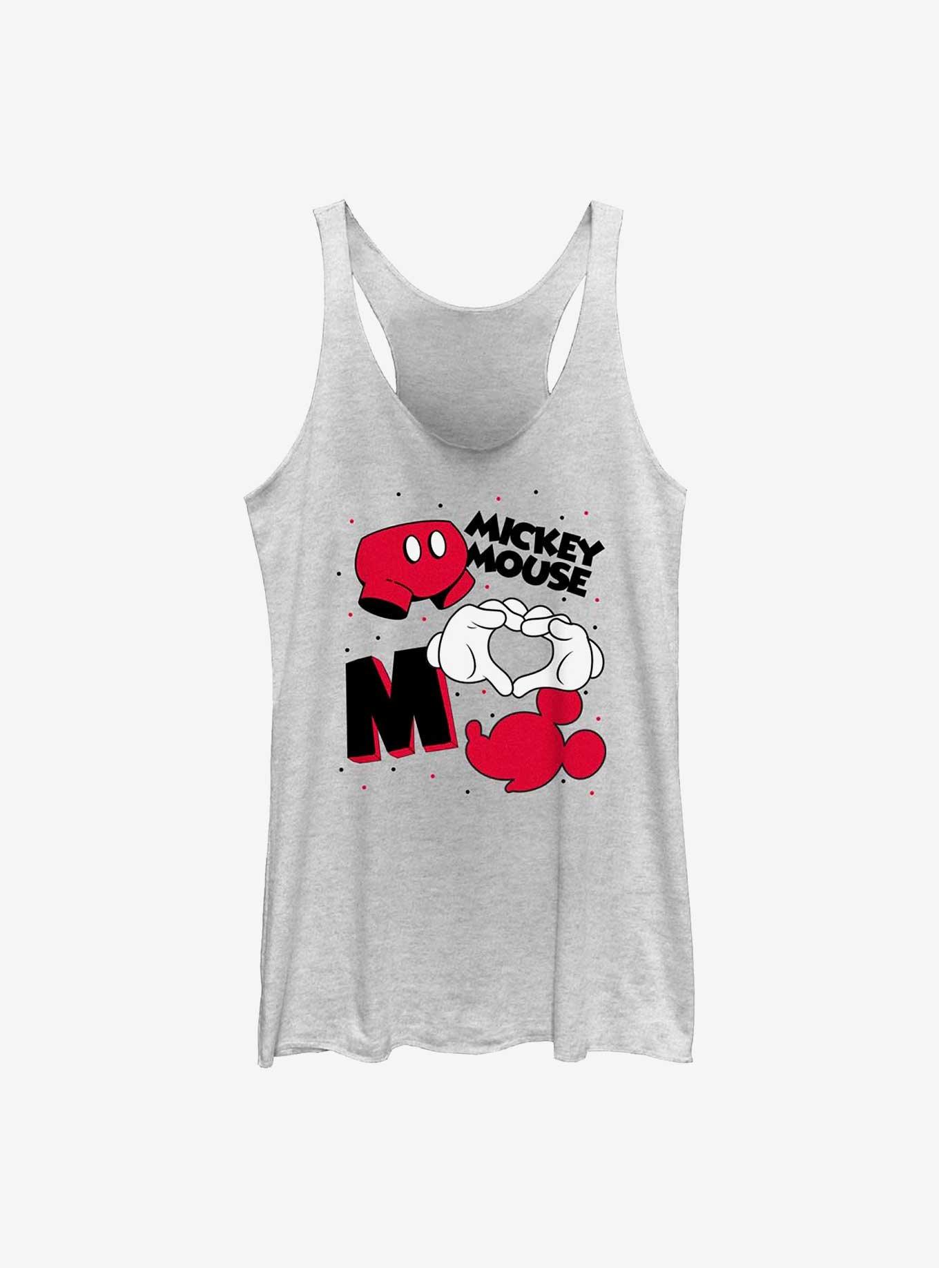 Disney Mickey Mouse Mickey Jumble Womens Tank Top, WHITE HTR, hi-res