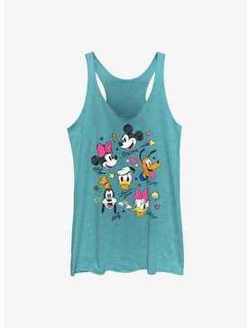 Disney Mickey Mouse Doodle Crew Womens Tank Top, , hi-res