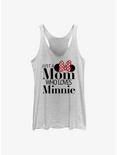 Disney Minnie Mouse Just A Mom Who Loves Minnie Womens Tank Top, WHITE HTR, hi-res