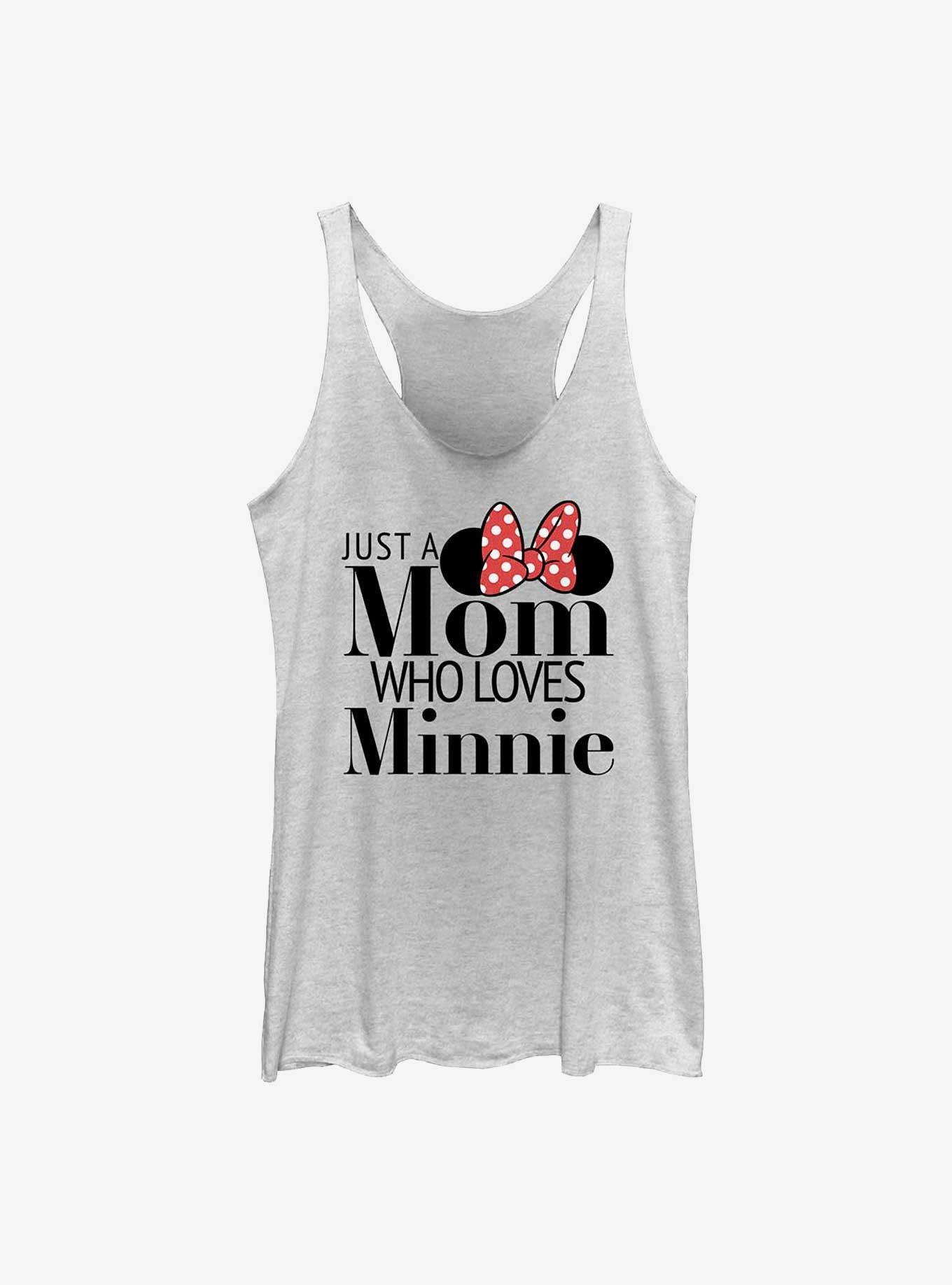Disney Minnie Mouse Just A Mom Who Loves Minnie Womens Tank Top, , hi-res