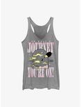 Dr. Seuss Oh What A Journey You're On Womens Tank Top, GRAY HTR, hi-res