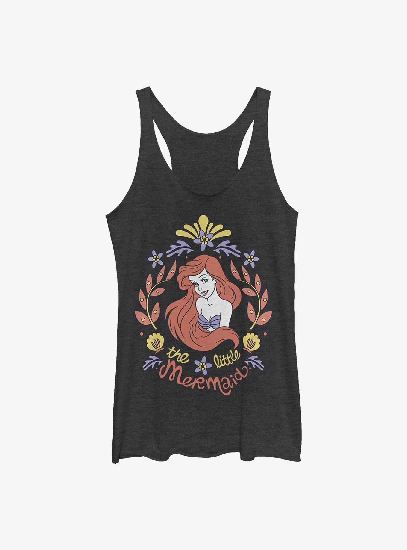 Disney The Little Mermaid Retro Ariel Womens Tank Top