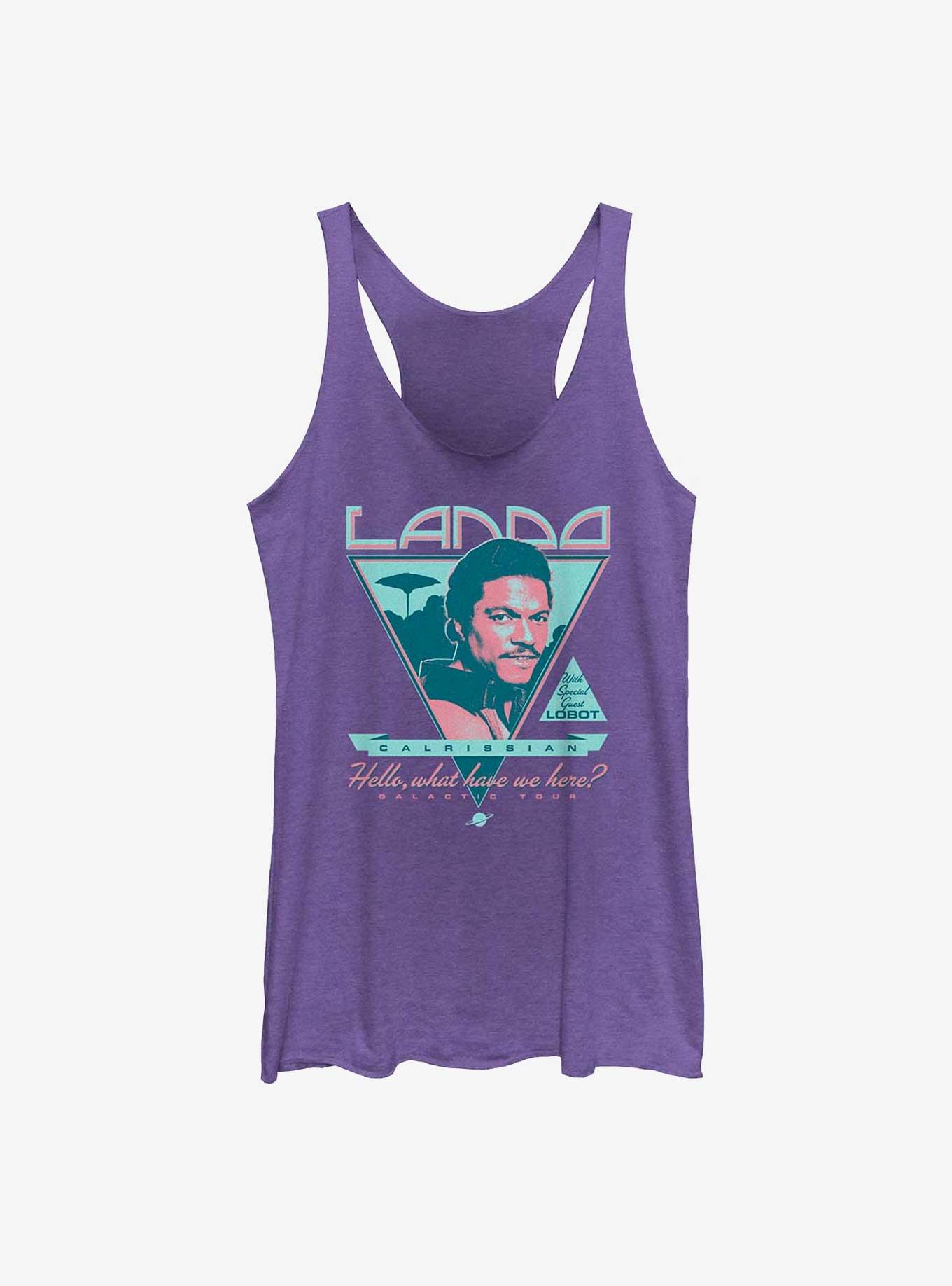 Star Wars Lando Calrissian Galactic Tour Womens Tank Top