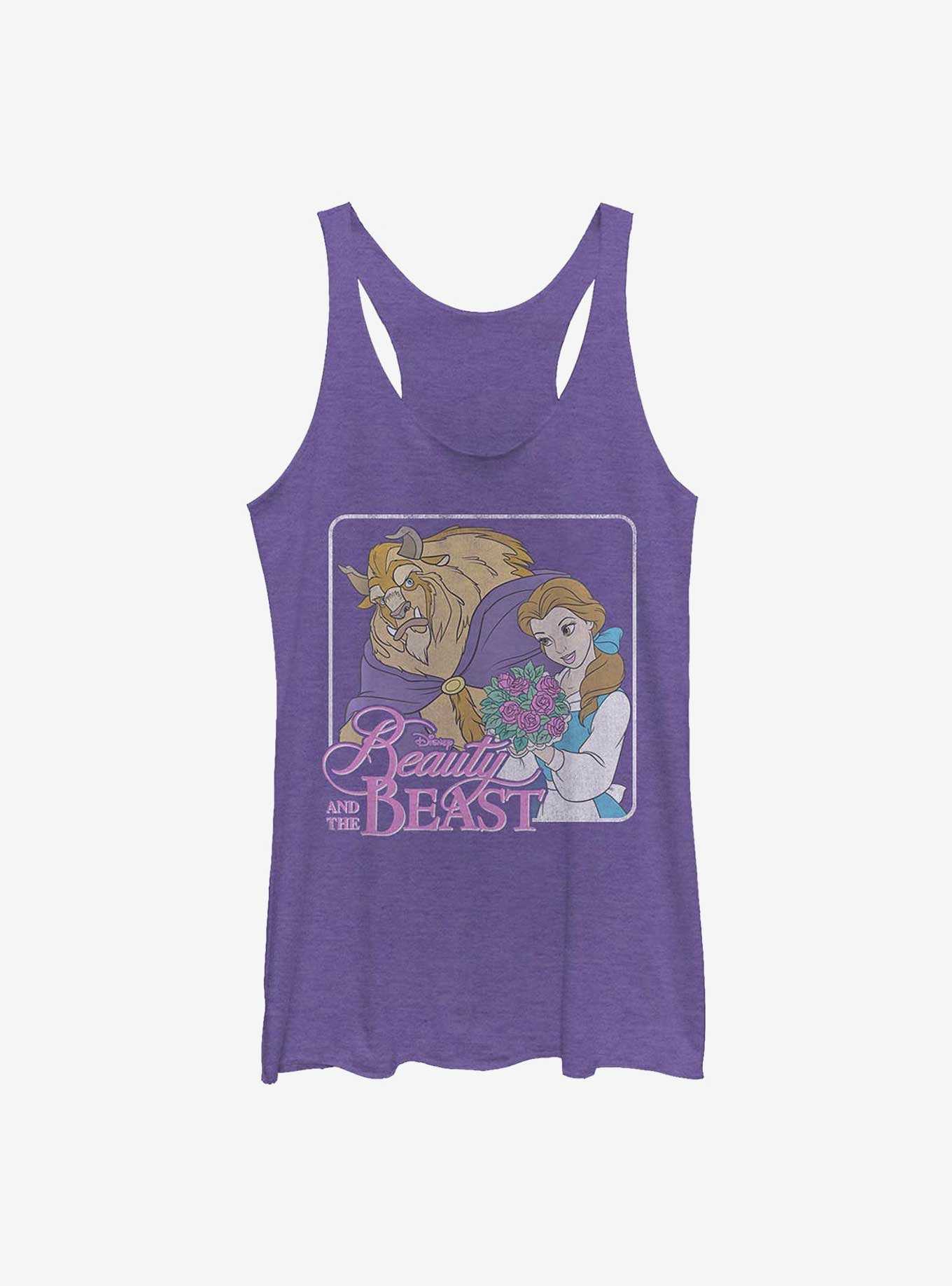 Disney Beauty and the Beast Belle And Beast Womens Tank Top, , hi-res