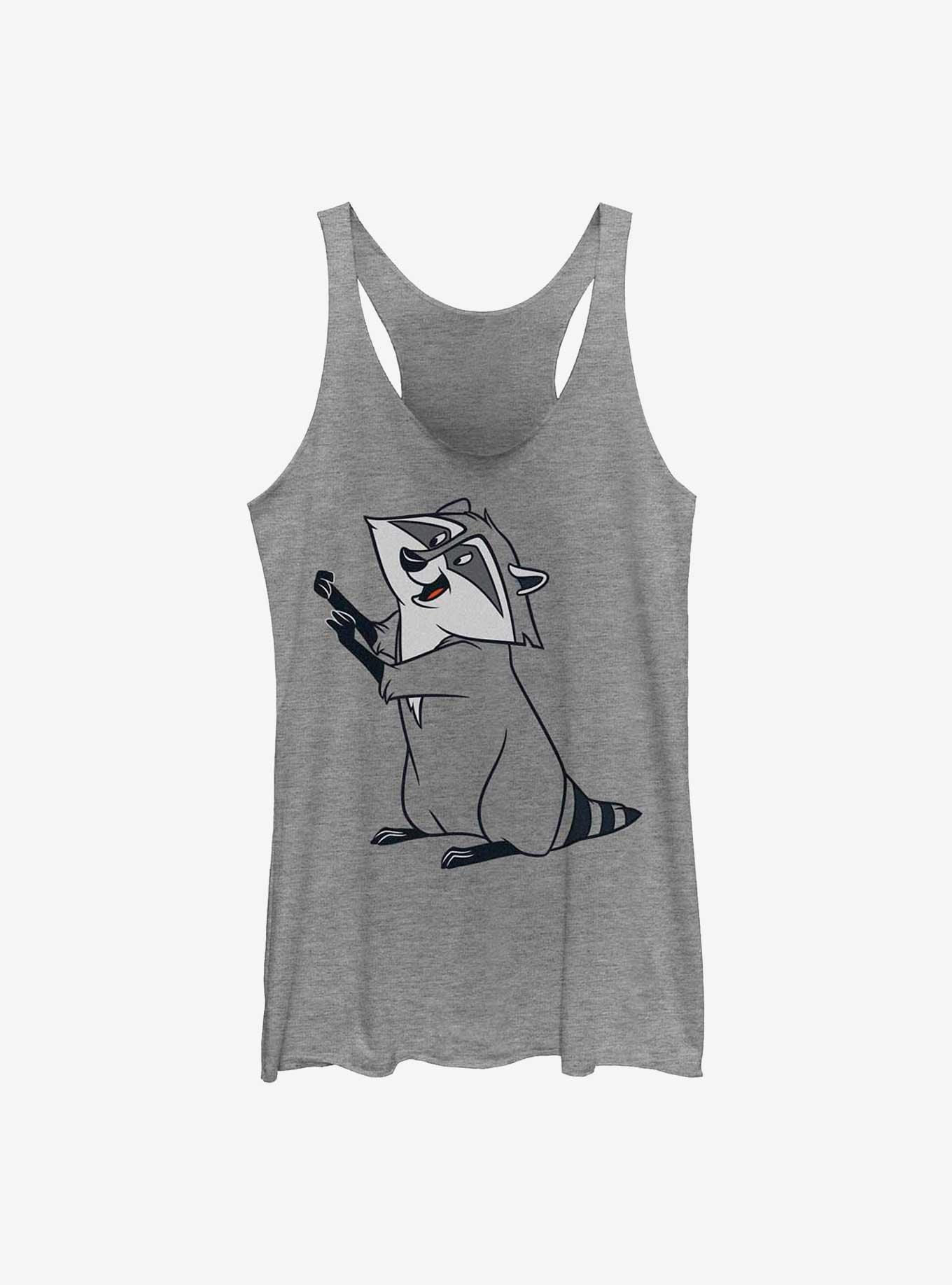 Disney Pocahontas Big Meeko Womens Tank Top, GRAY HTR, hi-res