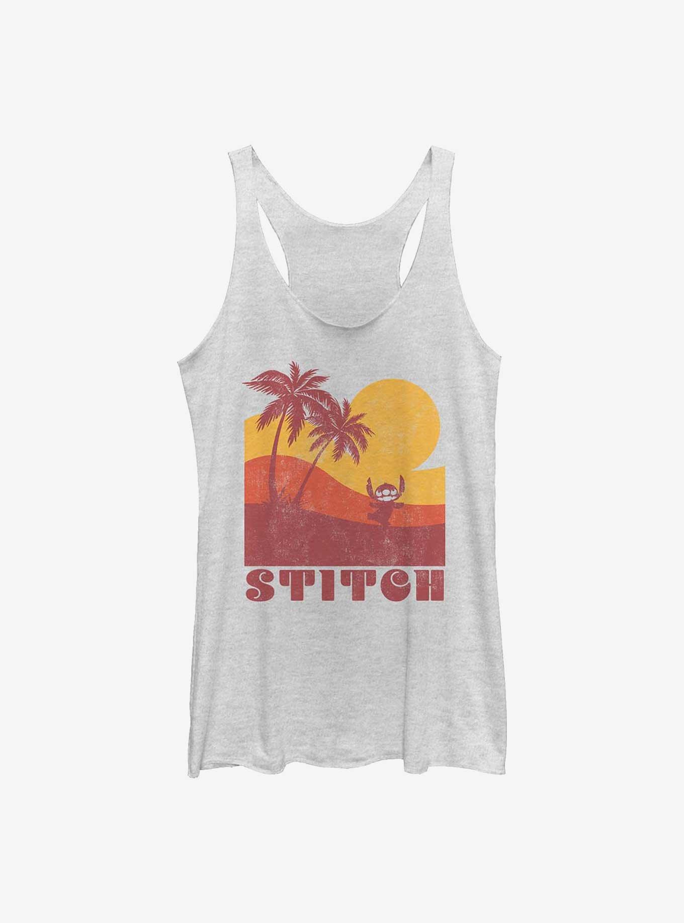 Disney Lilo & Stitch Sunset Stitch Womens Tank Top, , hi-res