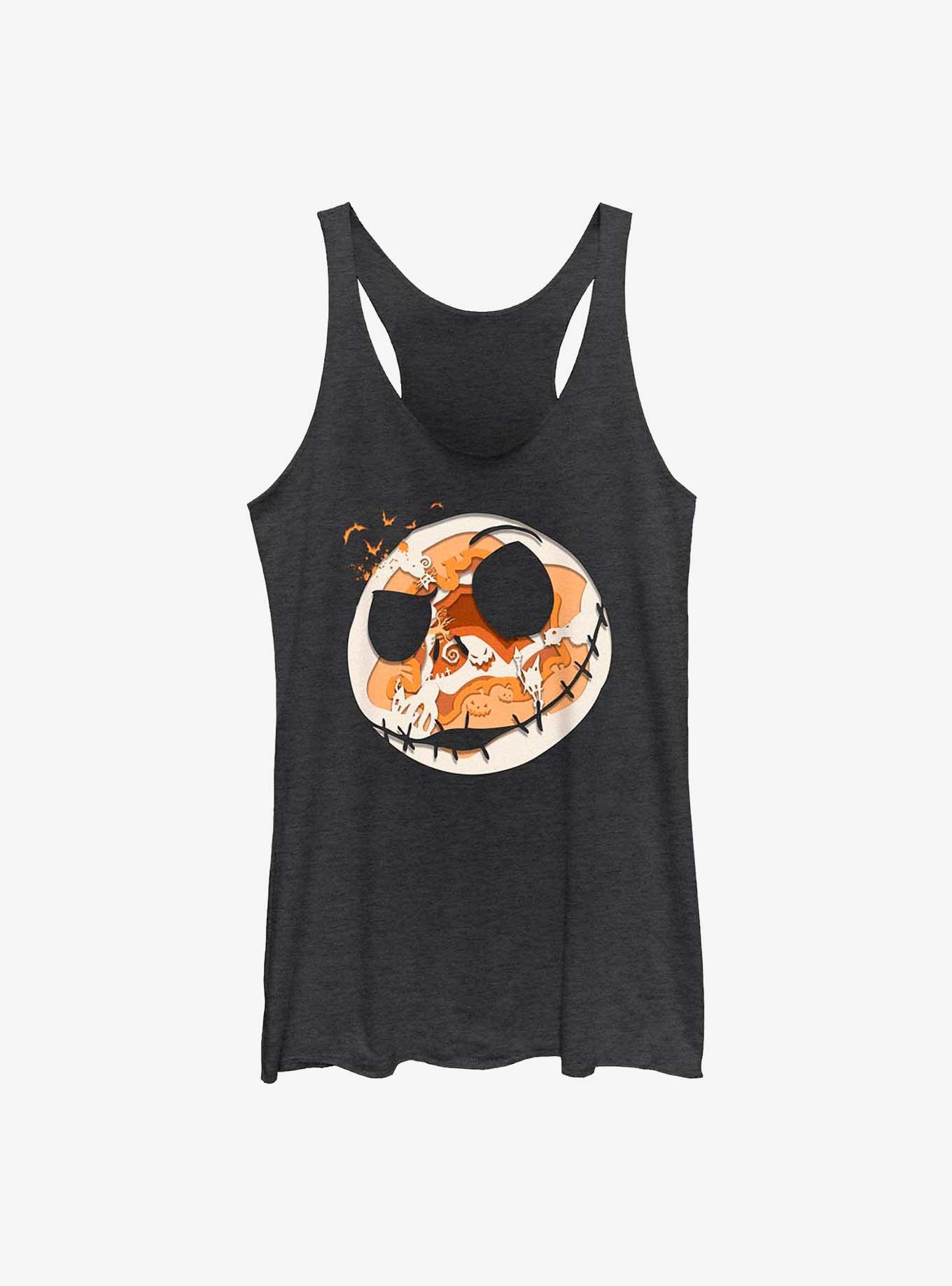 Disney The Nightmare Before Christmas Paper Halloween Womens Tank Top