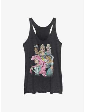 Disney Princess Color Sillhouette Womens Tank Top, , hi-res