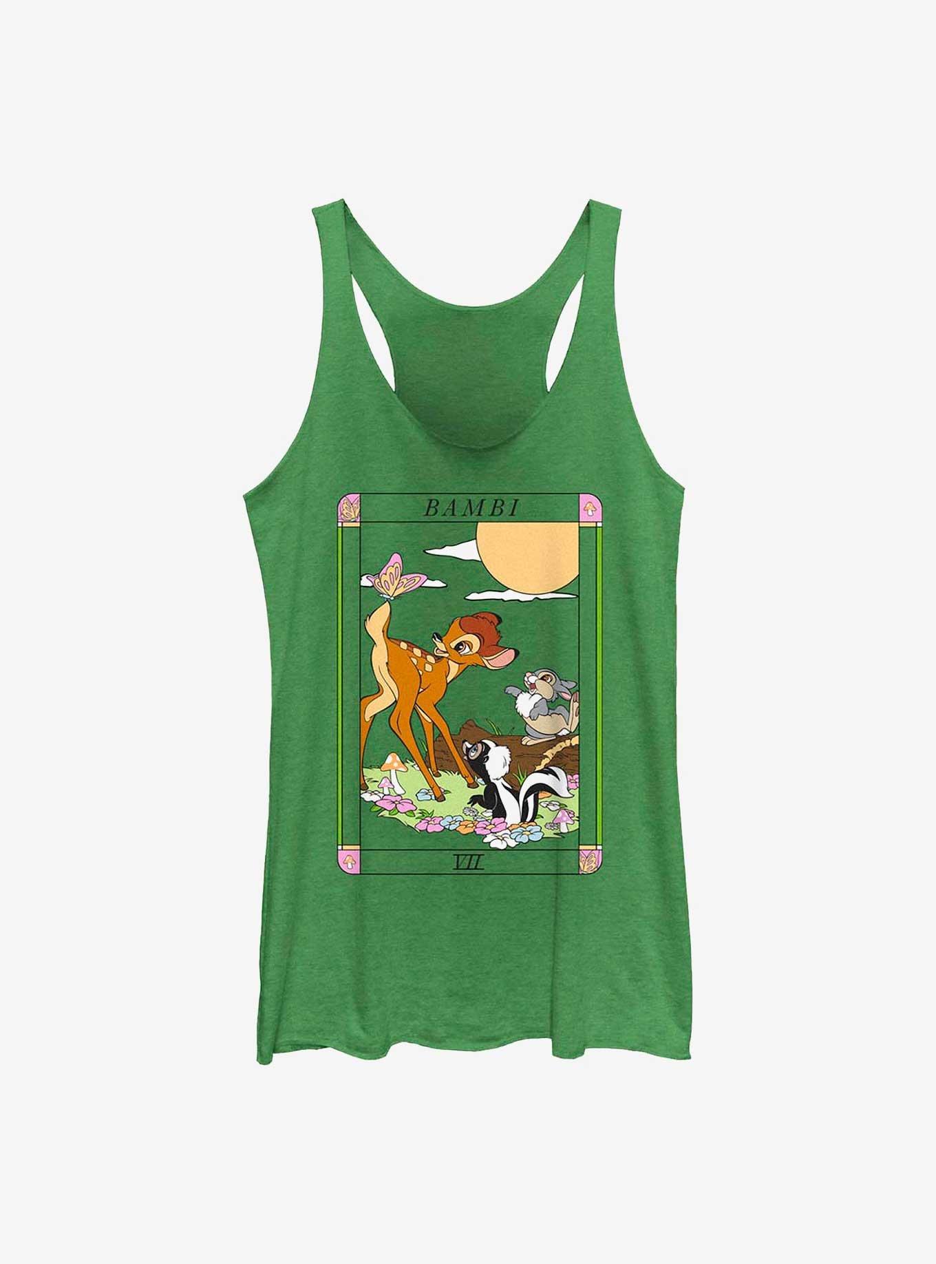 Disney Bambi Tarot Card Womens Tank Top