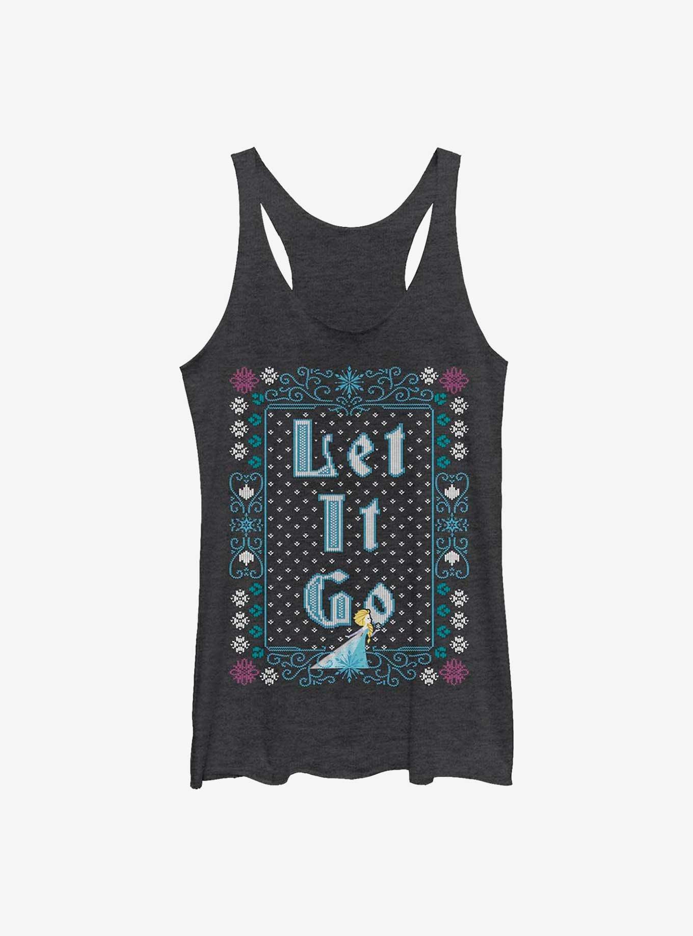 Disney Frozen Let It Go Ugly Sweater Womens Tank Top, , hi-res