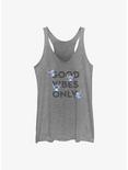 Disney Lilo & Stitch Good Vibes Only Womens Tank Top, GRAY HTR, hi-res