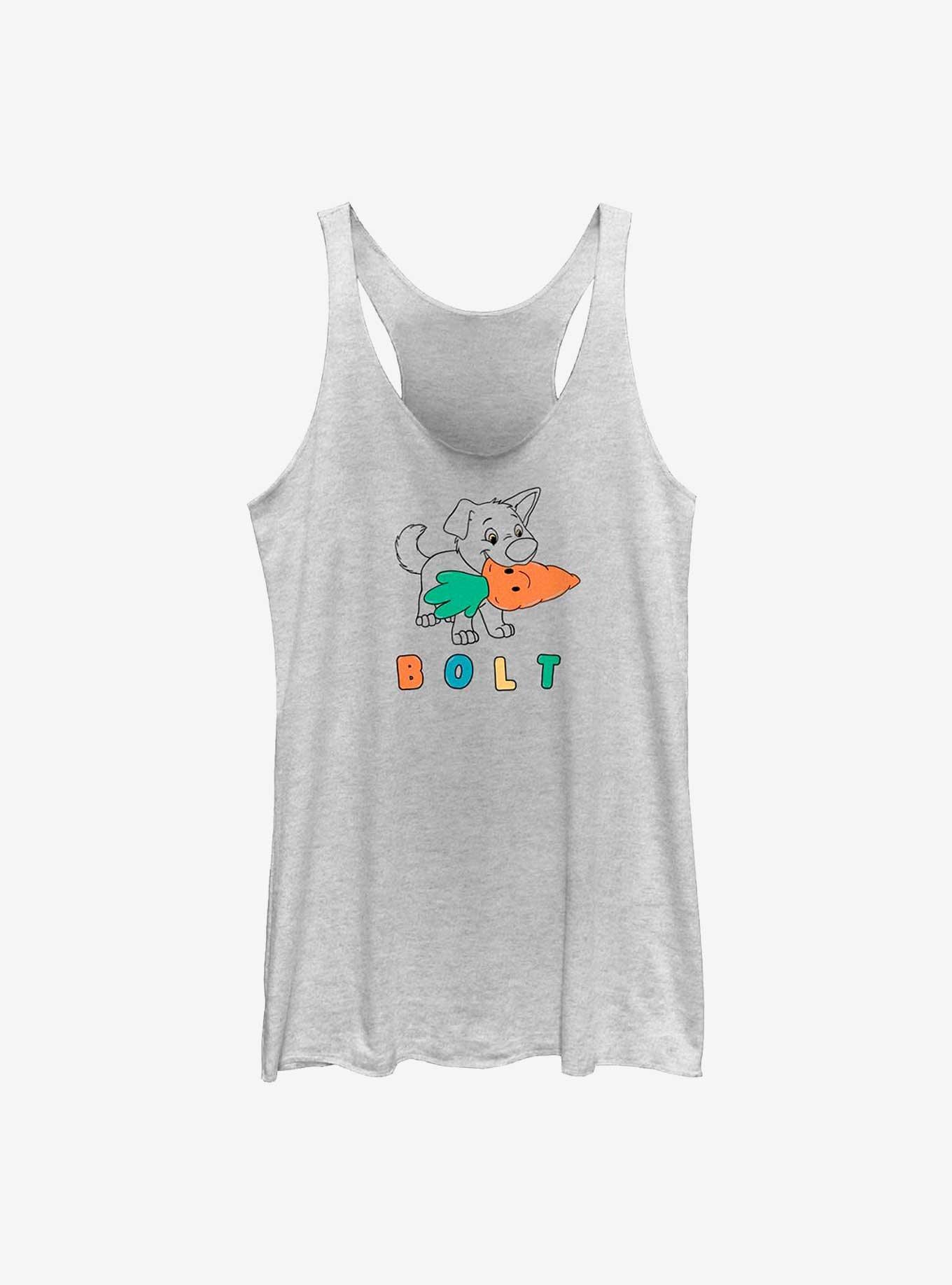 Disney Bolt Pupper Womens Tank Top, WHITE HTR, hi-res