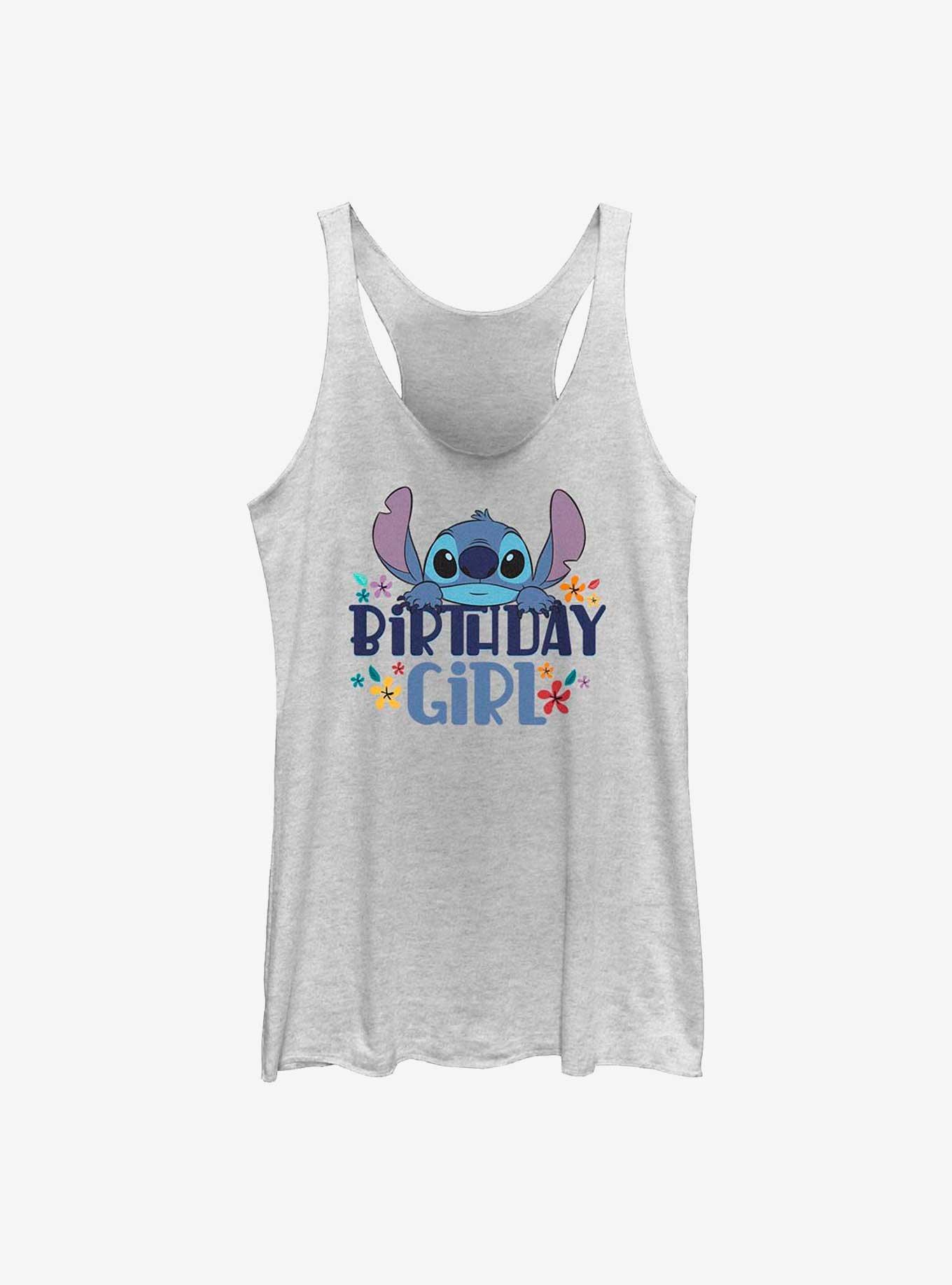 Disney Lilo & Stitch Birthday Girl Womens Tank Top