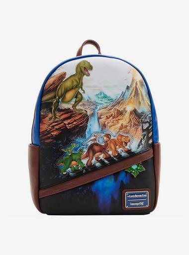 dinosaurs print canvas mini backpack purse Dinosaur for Students Boys Girls Hand-drawn Retro School Bag Travel Daypack Rucksack Kawaii Dinosaur Backpack - Kawaii