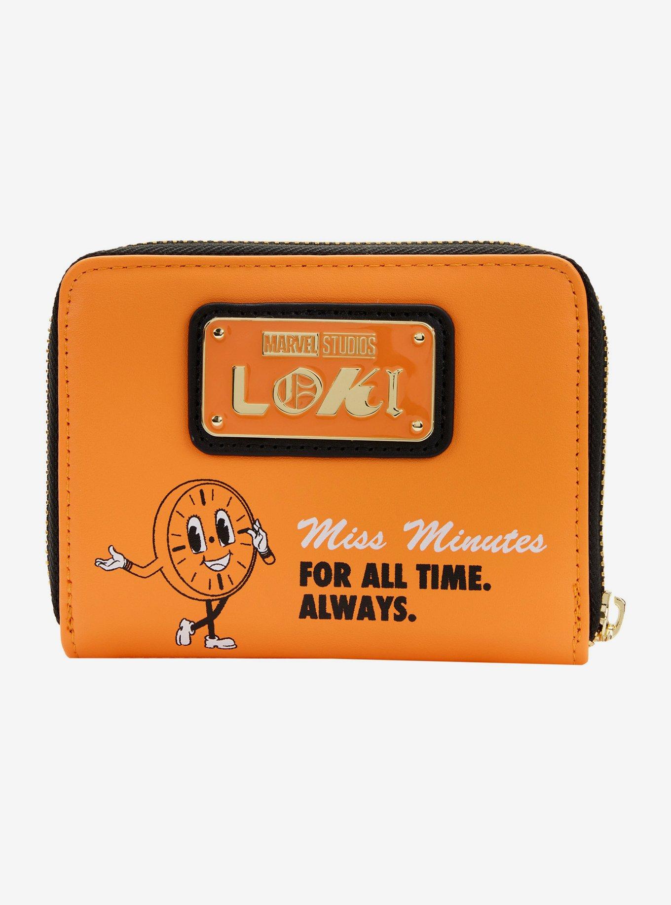 Loungefly Marvel Loki TVA Miss Minutes Zip Around Wallet BoxLunch