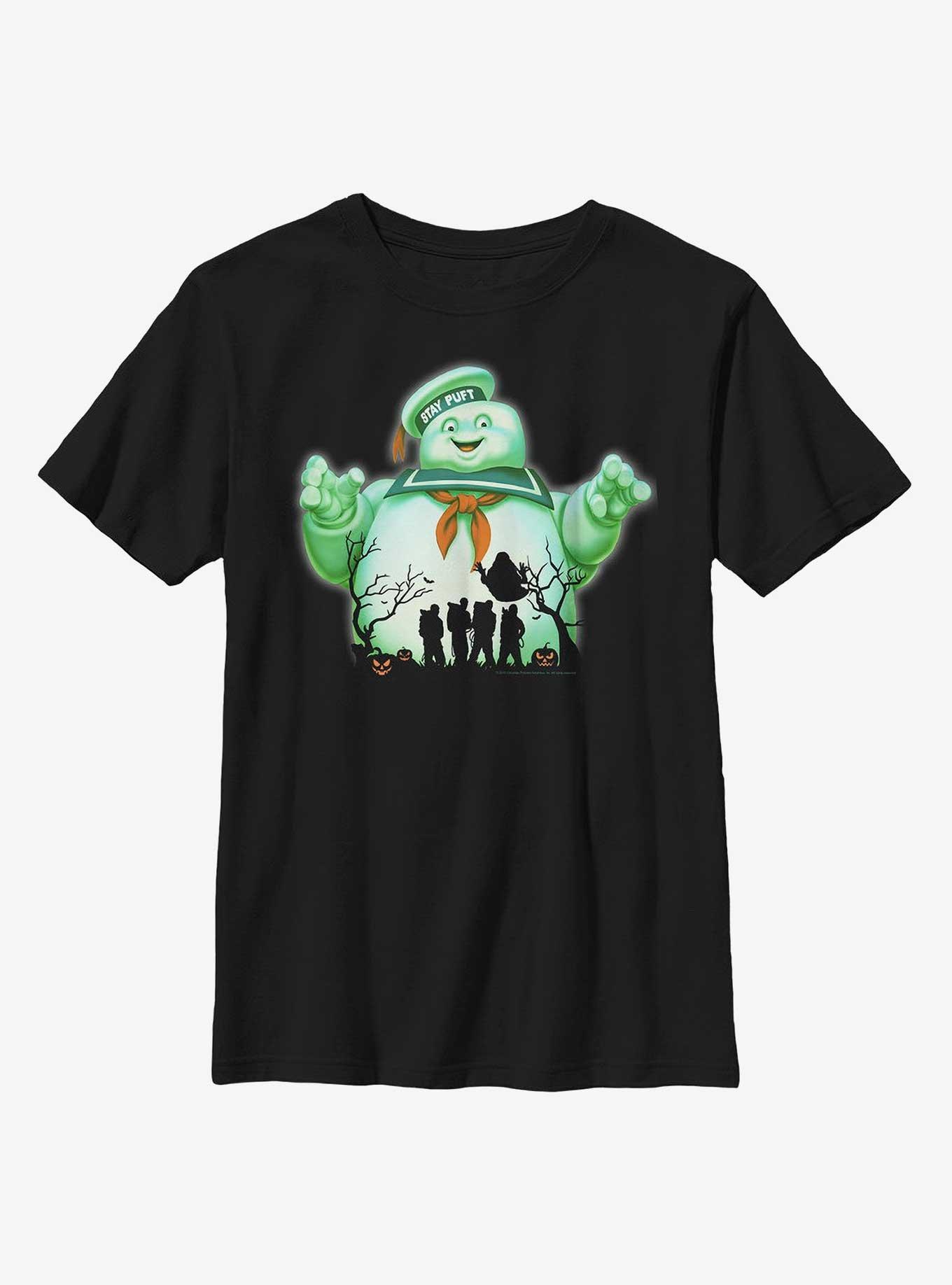 Ghostbusters Big Puft Halloween Youth T-Shirt, BLACK, hi-res