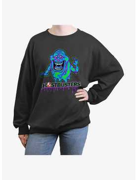 Ghostbusters Ghost Slimer Womens Oversized Sweatshirt, , hi-res
