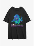 Ghostbusters Ghost Slimer Womens Oversized T-Shirt, BLACK, hi-res