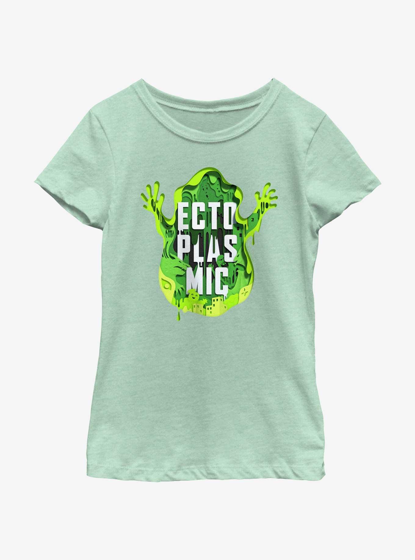 Ghostbusters: Frozen Empire Ectoplasmic Slimer Girls Youth T-Shirt, , hi-res