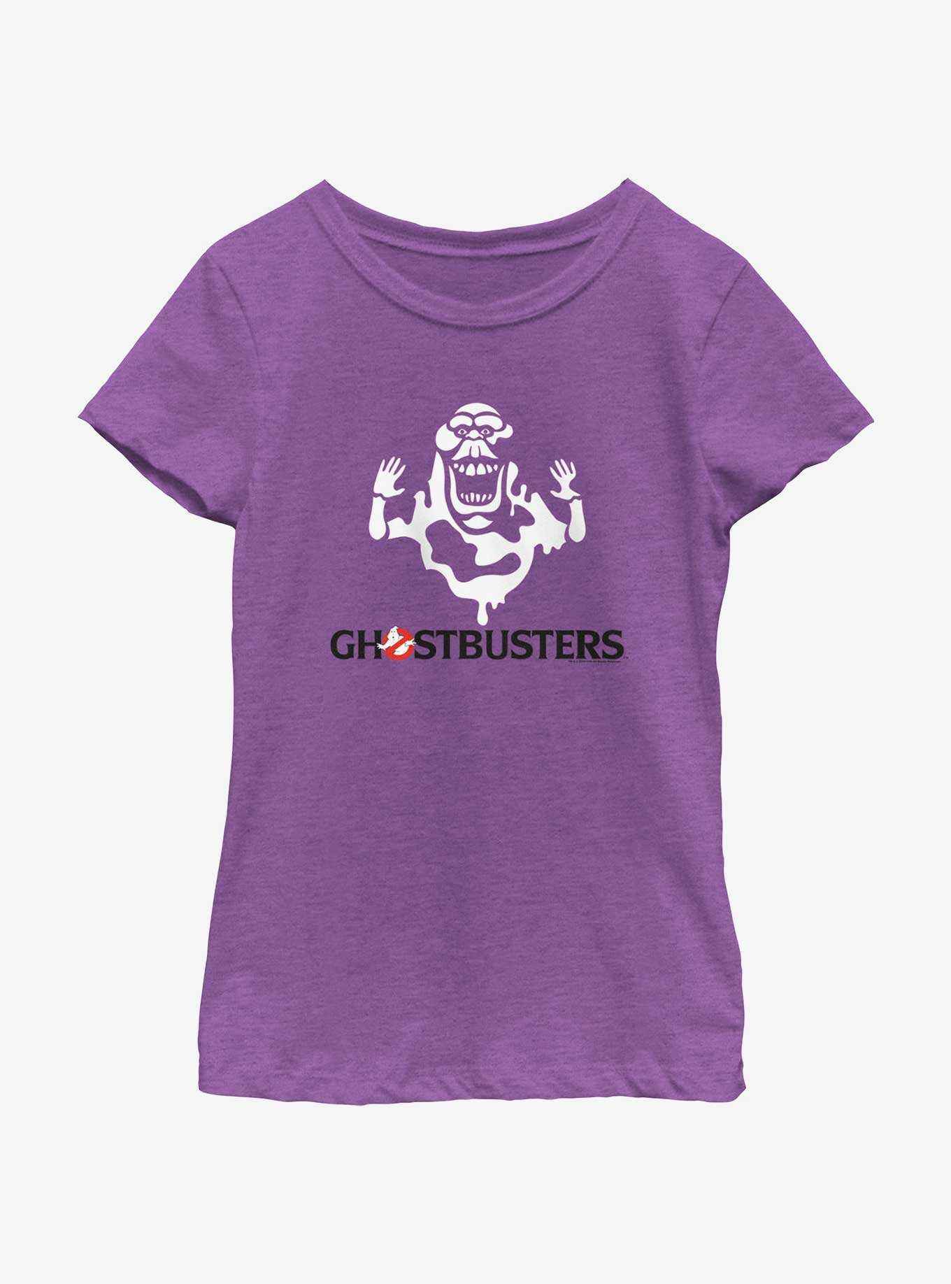 Ghostbusters: Frozen Empire Decal Slimer Girls Youth T-Shirt, , hi-res