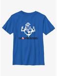 Ghostbusters: Frozen Empire Decal Slimer Youth T-Shirt, ROYAL, hi-res
