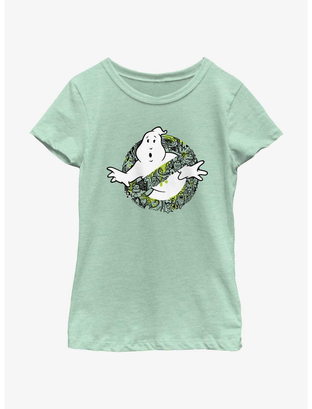 Ghostbusters: Frozen Empire Busting Ghosts Girls Youth T-Shirt, MINT, hi-res