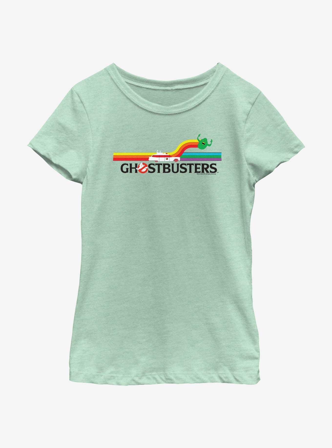 Ghostbusters: Frozen Empire Retro Road Girls Youth T-Shirt, , hi-res